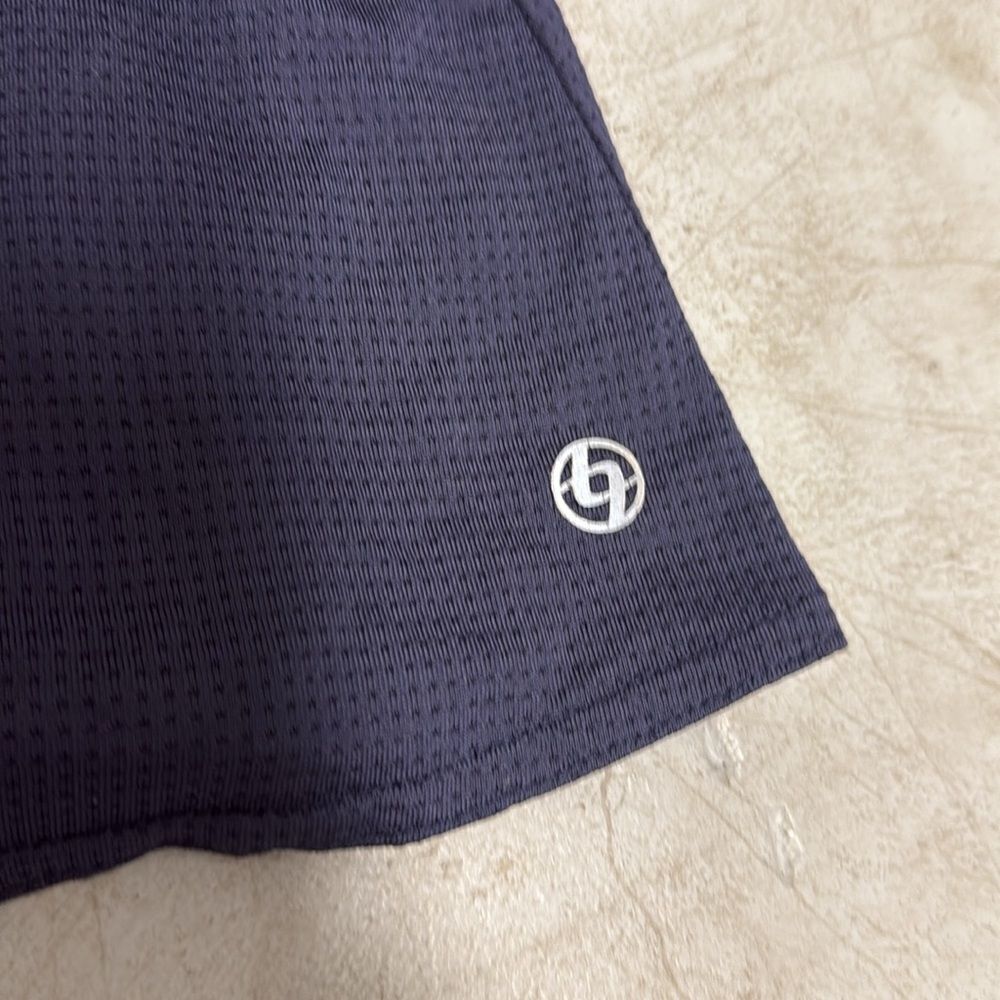 Lija Blue Skort with Flared Silhouette Ruffle Athektic Skirt - Medium - Like New - Picture 2 of 4